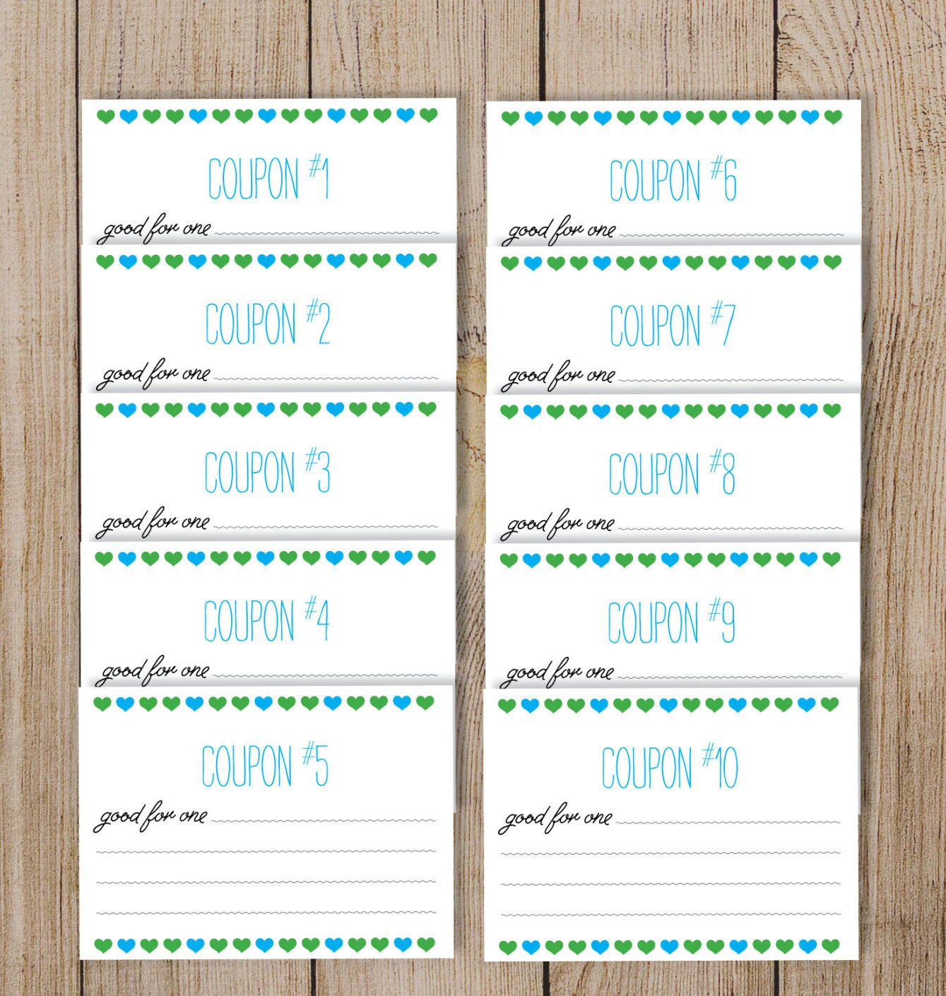 Printable Birthday Coupon Book. Editable PDF. DIY Birthday Gift ...