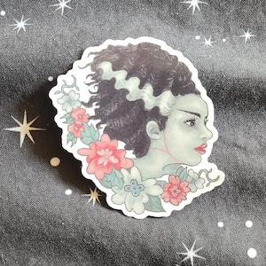 Bride of Frankenstein Vinyl Sticker