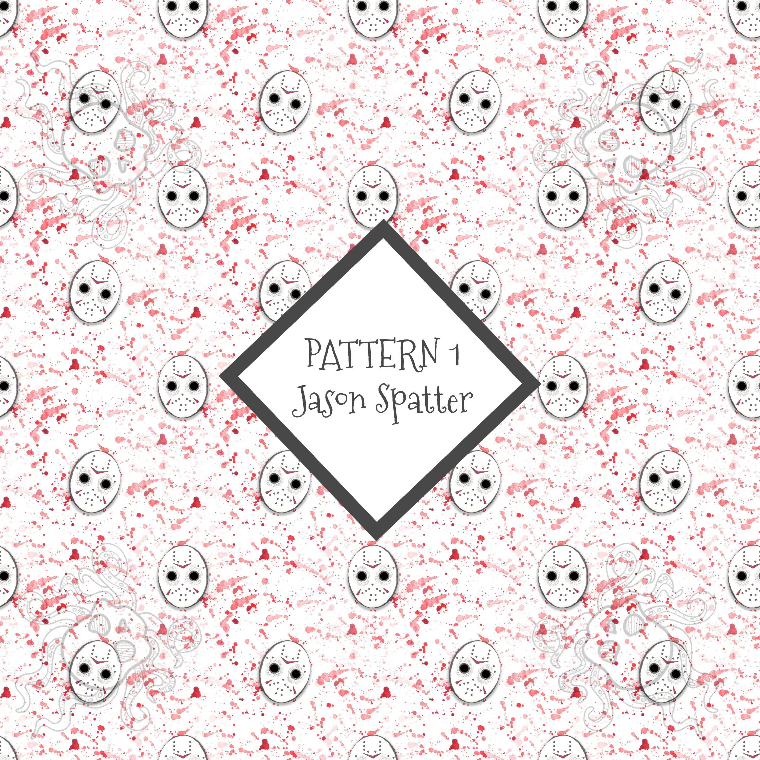Jason Spatter/ Blood Spatter Seamless Patterns PNG (up to 250) - Etsy