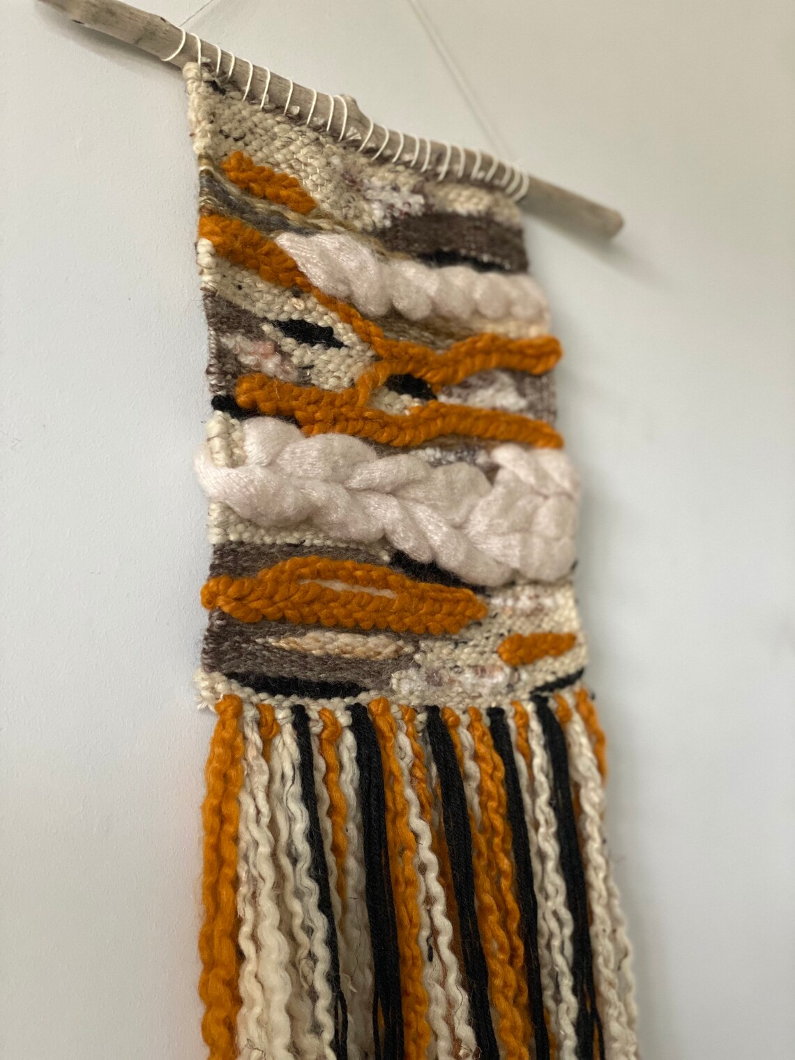 Pared tejida colgando álamos de otoño original | Etsy