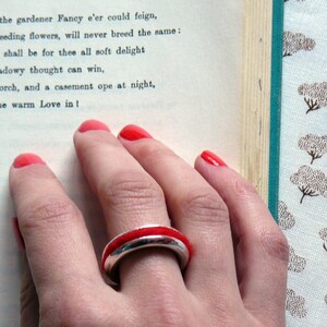 silver mood ring