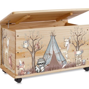 Toy box Indian history - toy box wooden box children's room decoration customizable