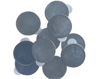 0.39 EUR/pc - Metal plates self-adhesive 16 mm diameter - Magnetic metal blanks