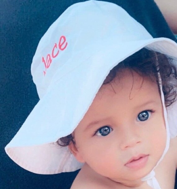 1 Adorable Baby Adjustable Boy/girl Mesh Bucket Sun Hat Aqua  display picture 3
