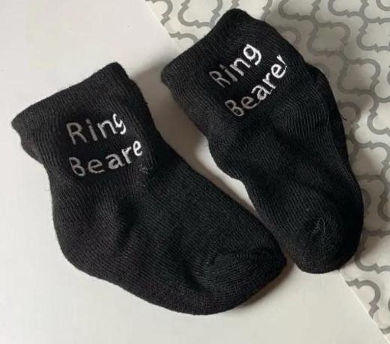 1 pair Infant Toddler Girls Boys Monogrammed Youth Gold Toe Socks School Uniform Initials White Rolled Turn Cuff Crew or Ankle ToddlerSocks 画像 15