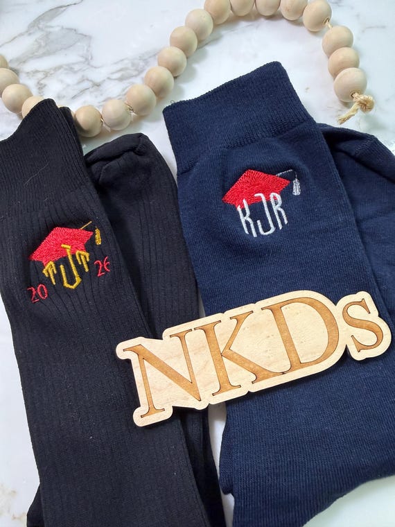 graduation dress socks Mens Novelty Graduation Crew Socks, Crazy Funny Saying Cotton Dress Socks  Gift