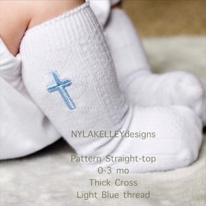 1 pair White Custom Monogrammed Cable-knit Baby Infant Toddler Boy Girl (Scallop top) Knee High-Socks Wedding Baptism Youth School Photos