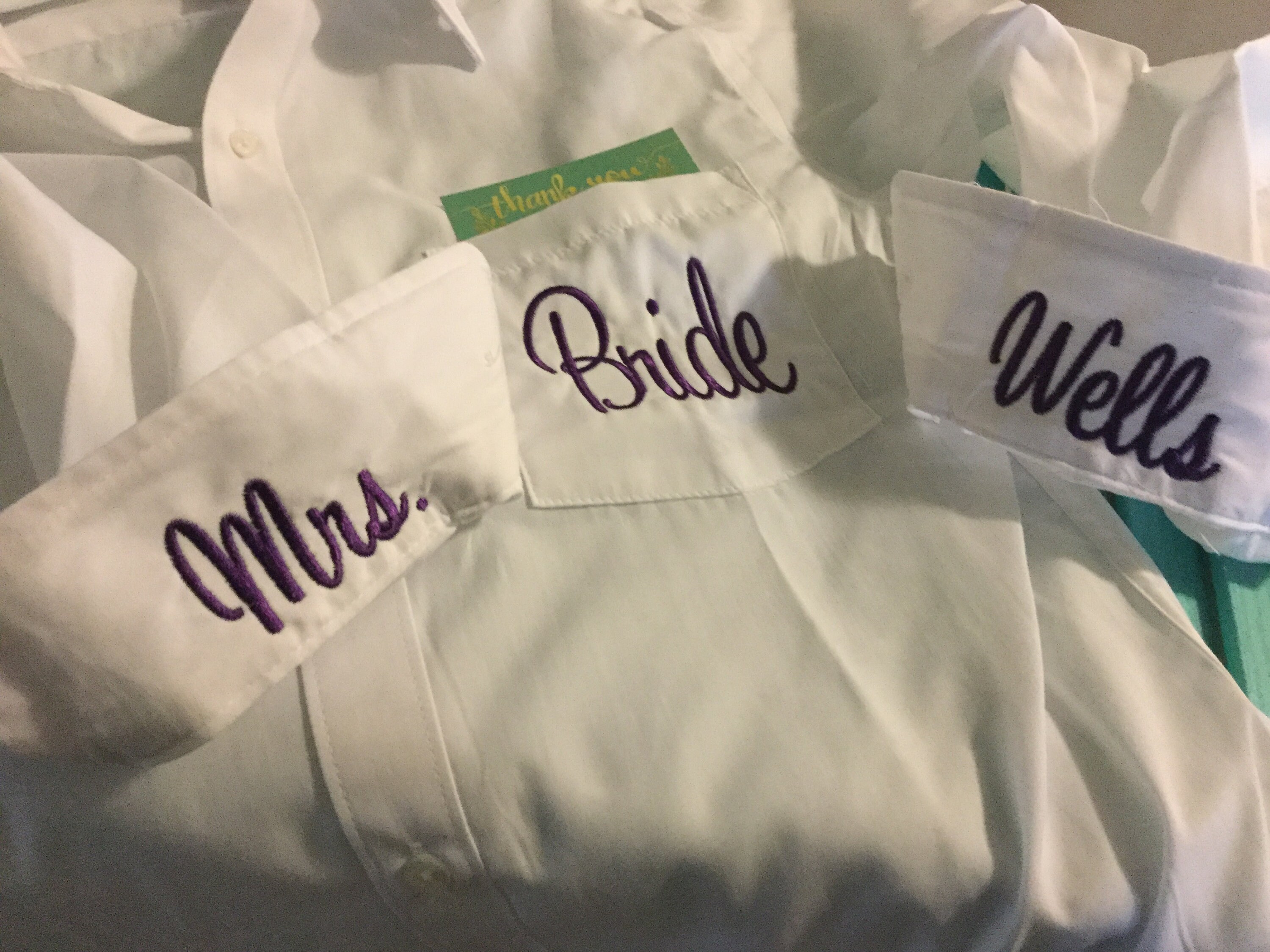Wedding Party Shirts Bridal Shower Bride New Initials & Date Etsy