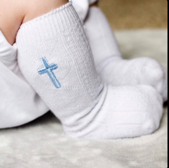 Infant white sale knee socks