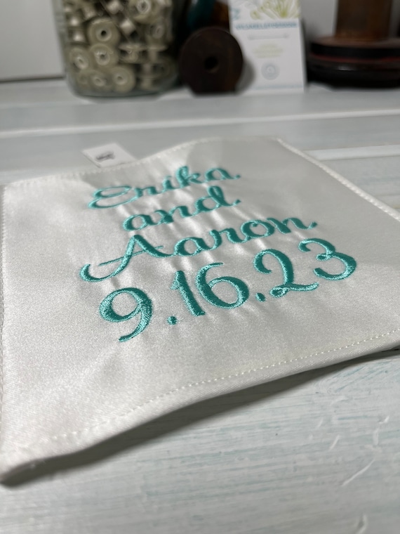 Small Bridal Wedding Dress Label Tag Custom Embroidered Under/on Dress Bride's Something Blue Name Sash Wedding Dress Hem + Date + Saying - Etsy Small Bridal Wedding Dress Label Tag Custom Embroidered Under/on Dress Bride's Something Blue Name Sash Wedding Dress Hem + Date + Saying - Etsy