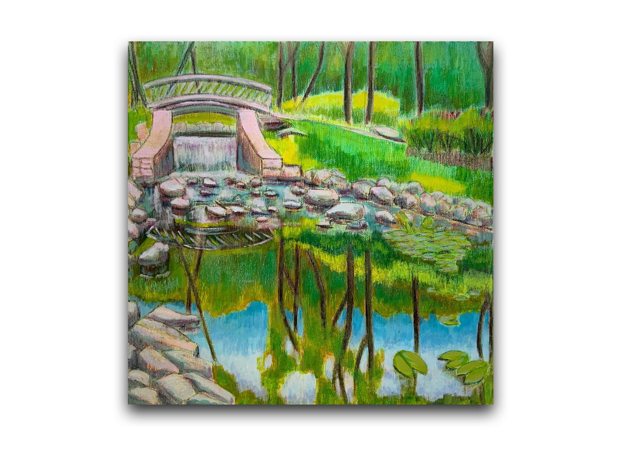 easy landscape painting green easy landscape painting green