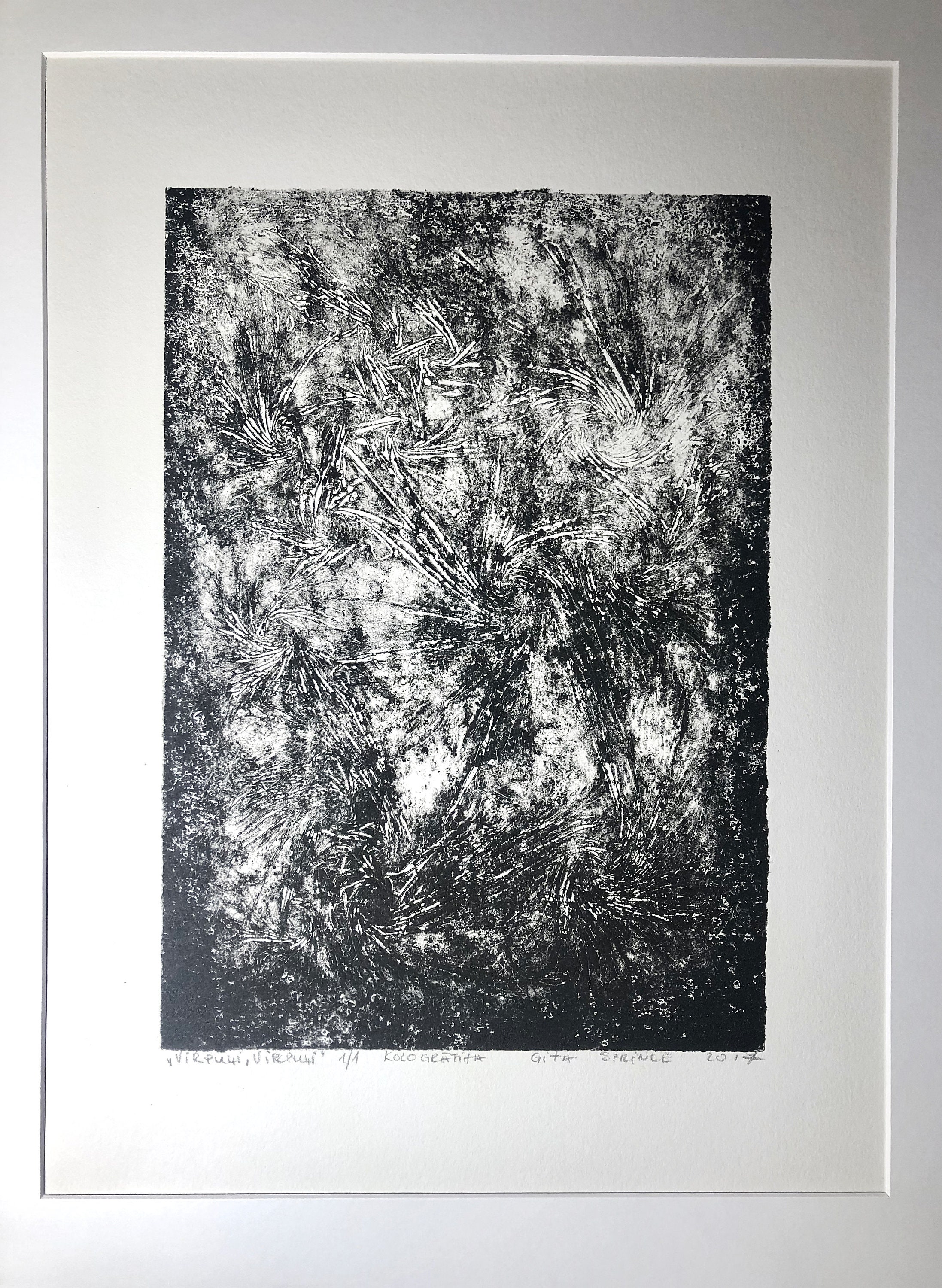 Abstract Design Collagraph Abstract COLLAGRAPH Original ART PRINT Limited Edition Black - Etsy