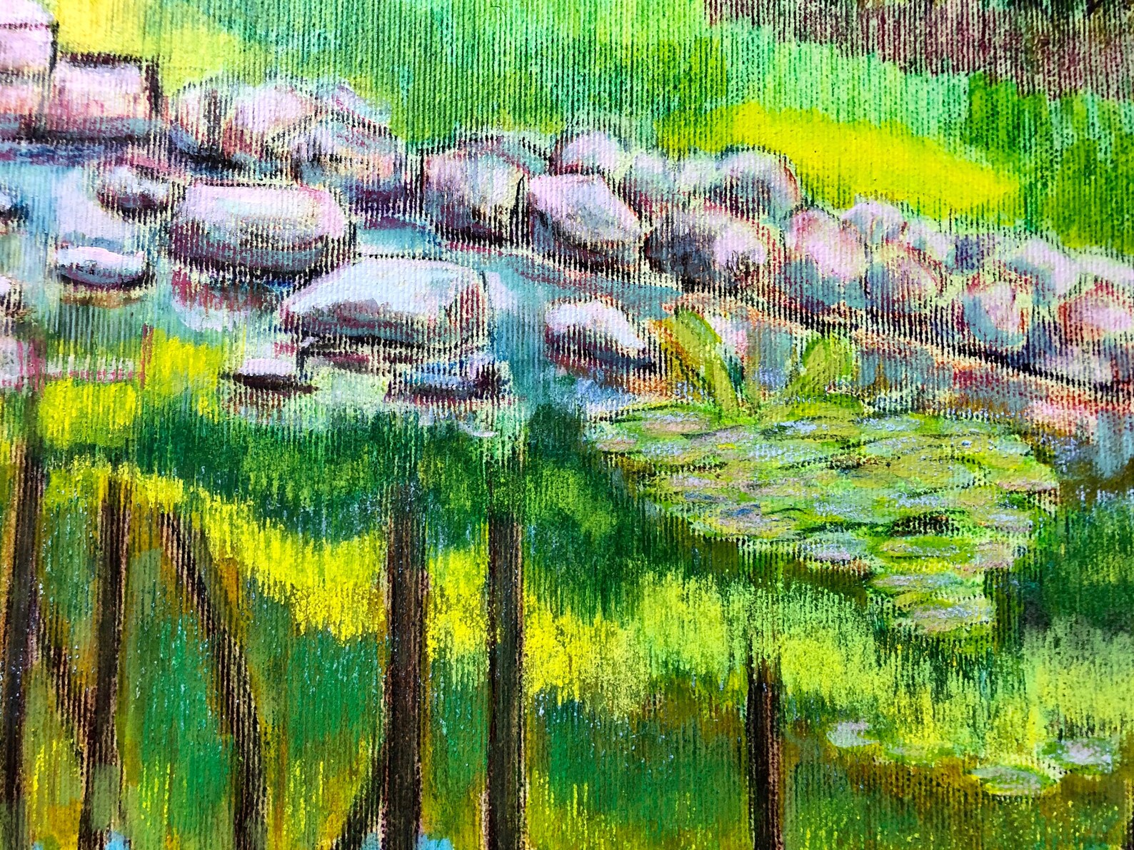 easy landscape painting green easy landscape painting green