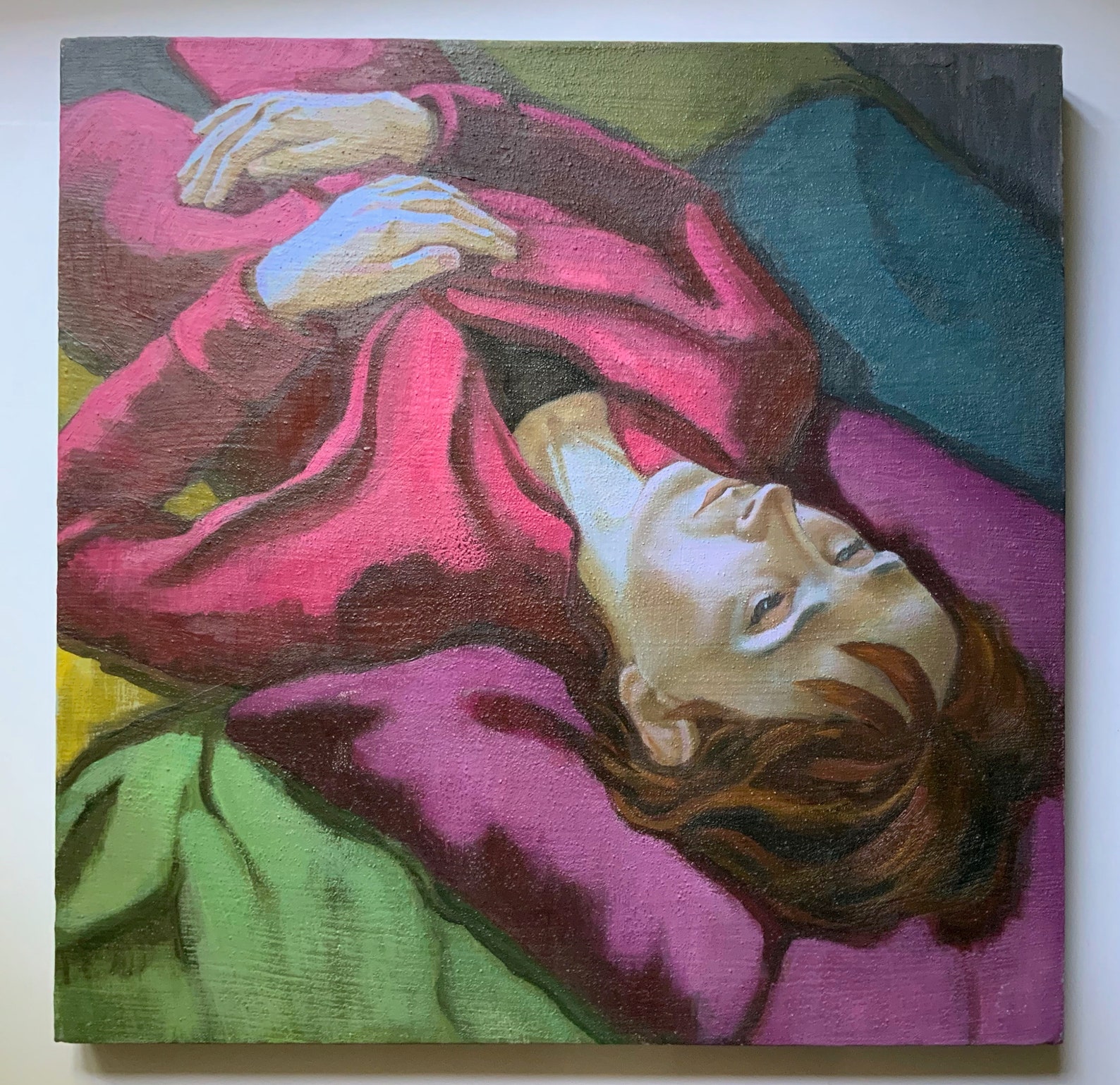 Oil PORTRAIT Painting, Original SLEEPING Woman Artwork Etsy