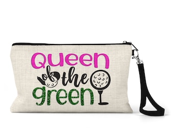 Queen Of The Green Wristlet, Golf Gift, Golfing Gifts, Golf Gifts for Women, Golfer Gifts for Her, Women's Golf Gifts