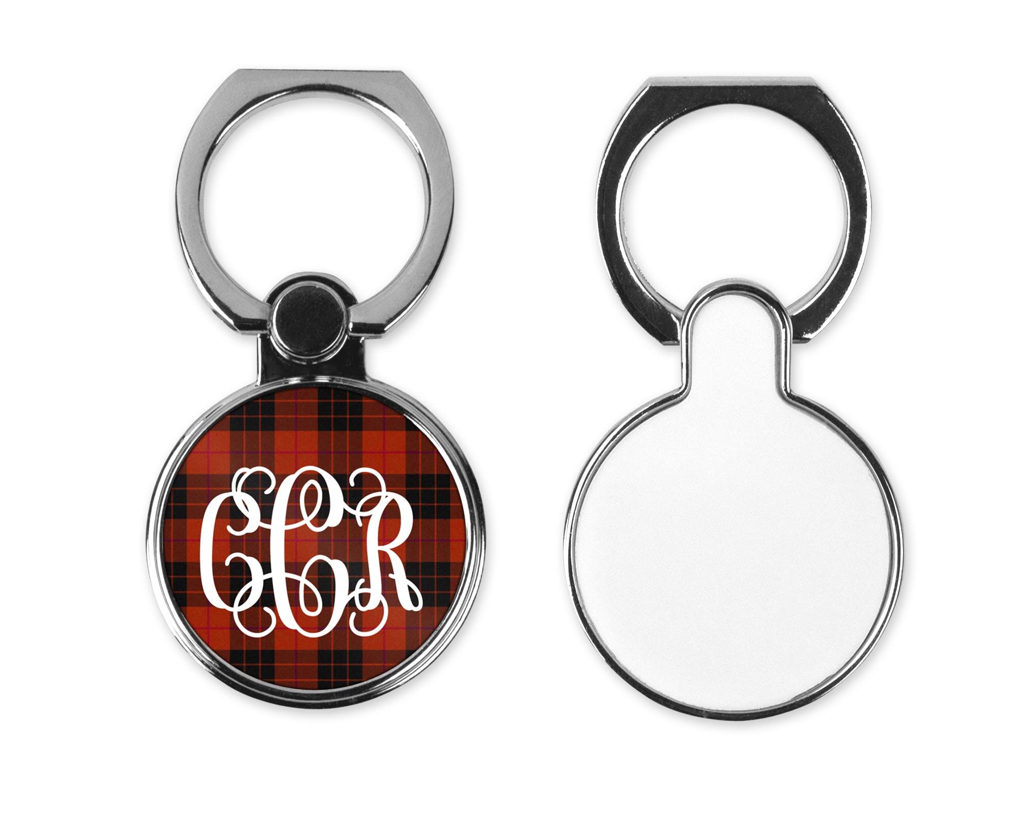 LV Gift Two Initials on Black Letter LV Monogram PopSockets PopGrip:  Swappable Grip for Phones & Tablets