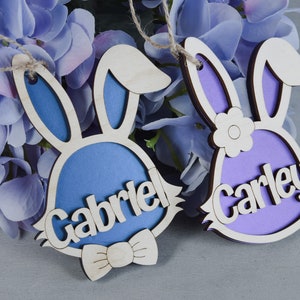 Easter Basket Tag, Personalized Name Tag, Easter Name Tags for Kids, Easter Basket Stuffer, Name Tags