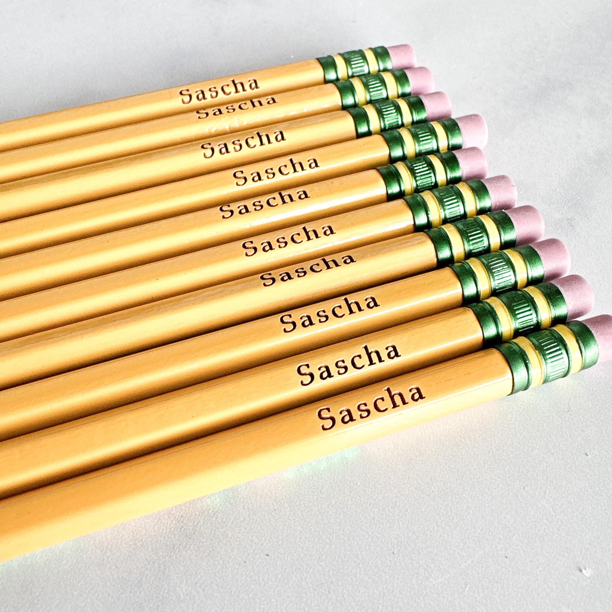 Personalized Pencils for Back to School, Customized Pencils With Name ...