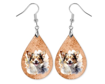 Chihuahua Tan Dangle Earrings, Chihuahua Earrings, Chihuahua Owner Earrings, Dog  Earrings, Gift For Dog Mom, Mothers Day Gift