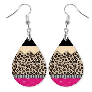 Teacher Earrings, Pencil Earrings Dangle, Dangle Earrings, Gift for teacher, Teacher appreciation gift for female teacher
