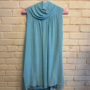 Hellblaues Mini Tent Dress