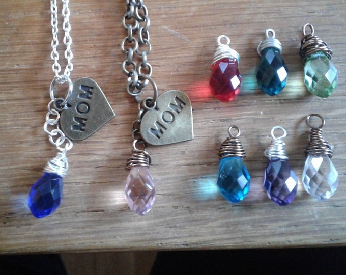 Charm necklace Variety of colors You pick