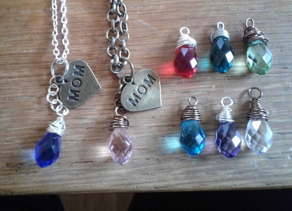Charm necklace Variety of colors You pick