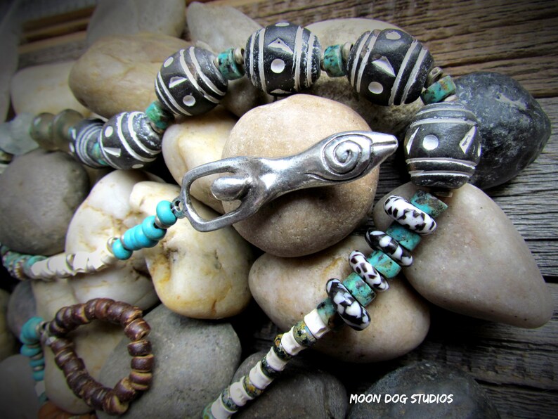MOON GODDESS Pendant Necklace UniqueEarthyEthnic African image 0
