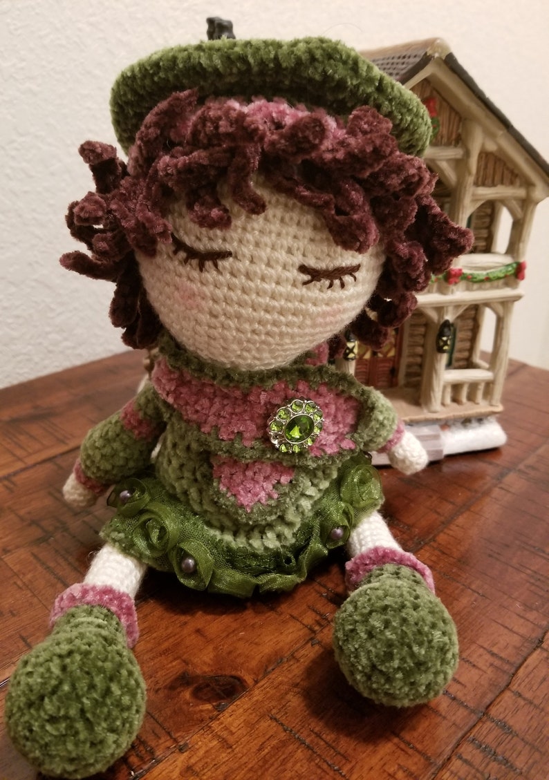 Annabelle: Stuffed Plush Crocheted Doll | Etsy