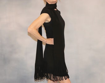 1960's Little Black Dress and Matching Scarve