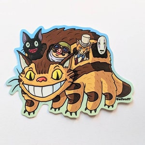 Catbus and Friends - vinyl sticker