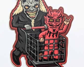 Satan's Little Helper - vinyl sticker