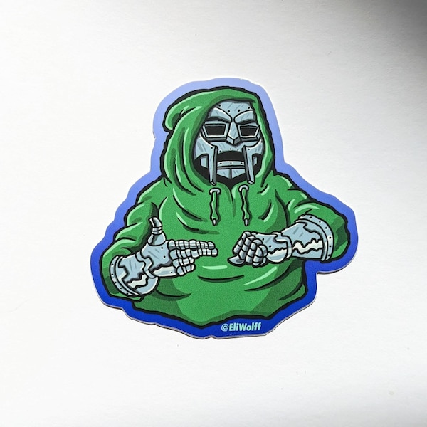 Run The Doom - vinyl sticker