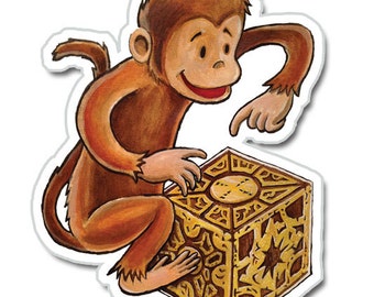 Monkey Puzzle Box - vinyl sticker