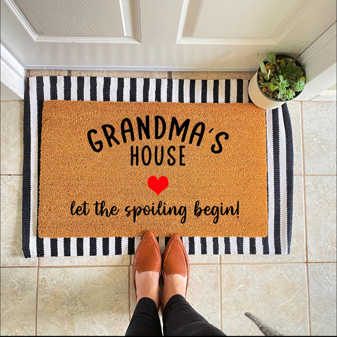 Grandma's House Doormat| Grandma's House Gift| Gift for Grandma ...