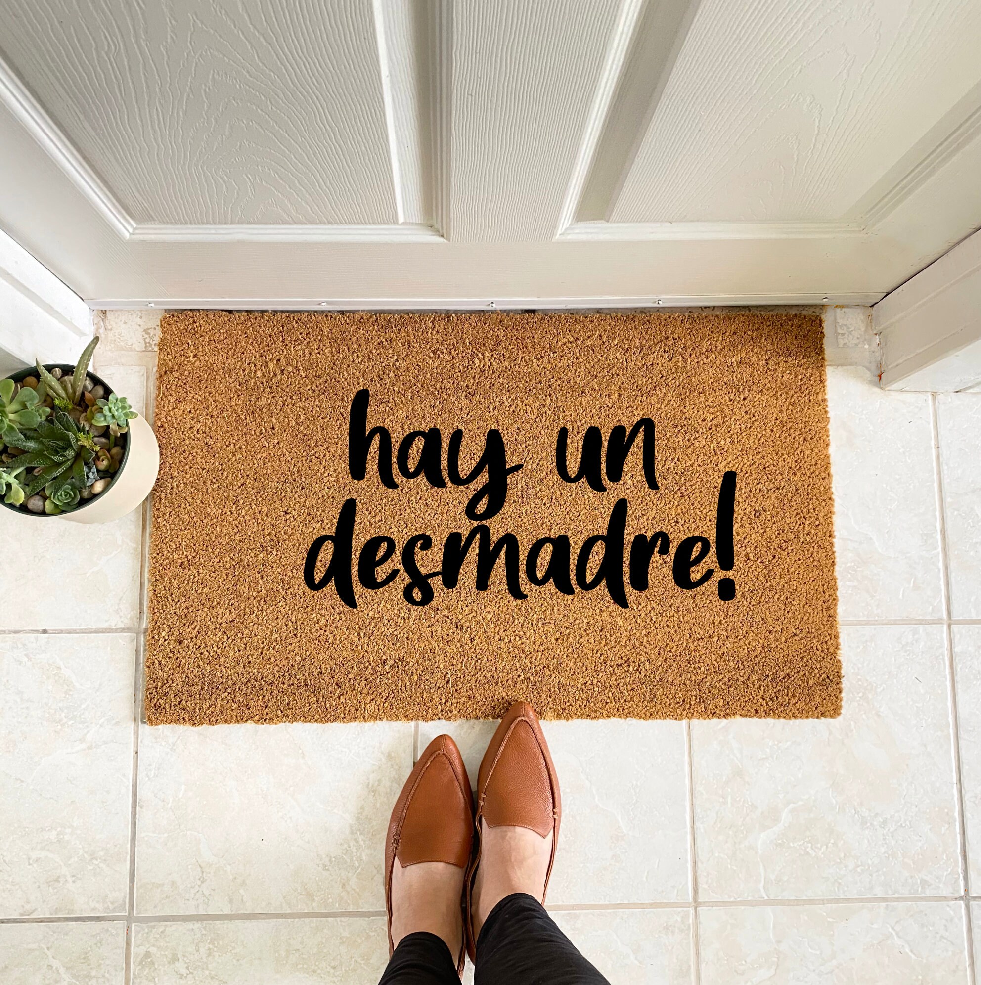 Hay Un Desmadre Doormat Doormat in Spanish Doormat for Etsy