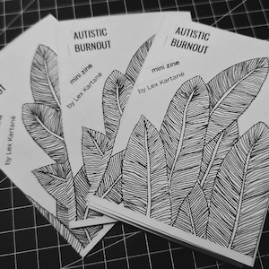 mini zine autistic burnout