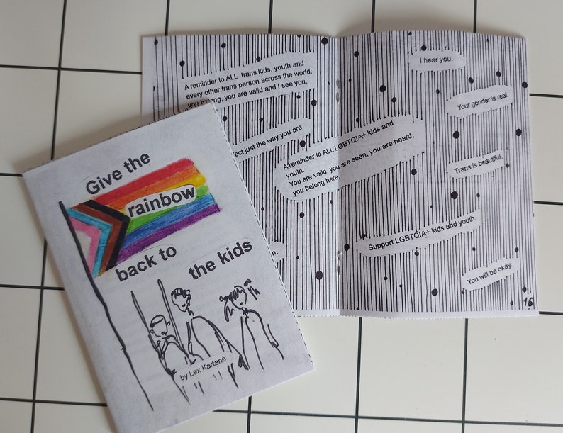 Zine: Give The Rainbow Back To The Kids image 1