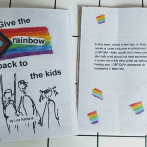 Zine: Give The Rainbow Back To The Kids image 4