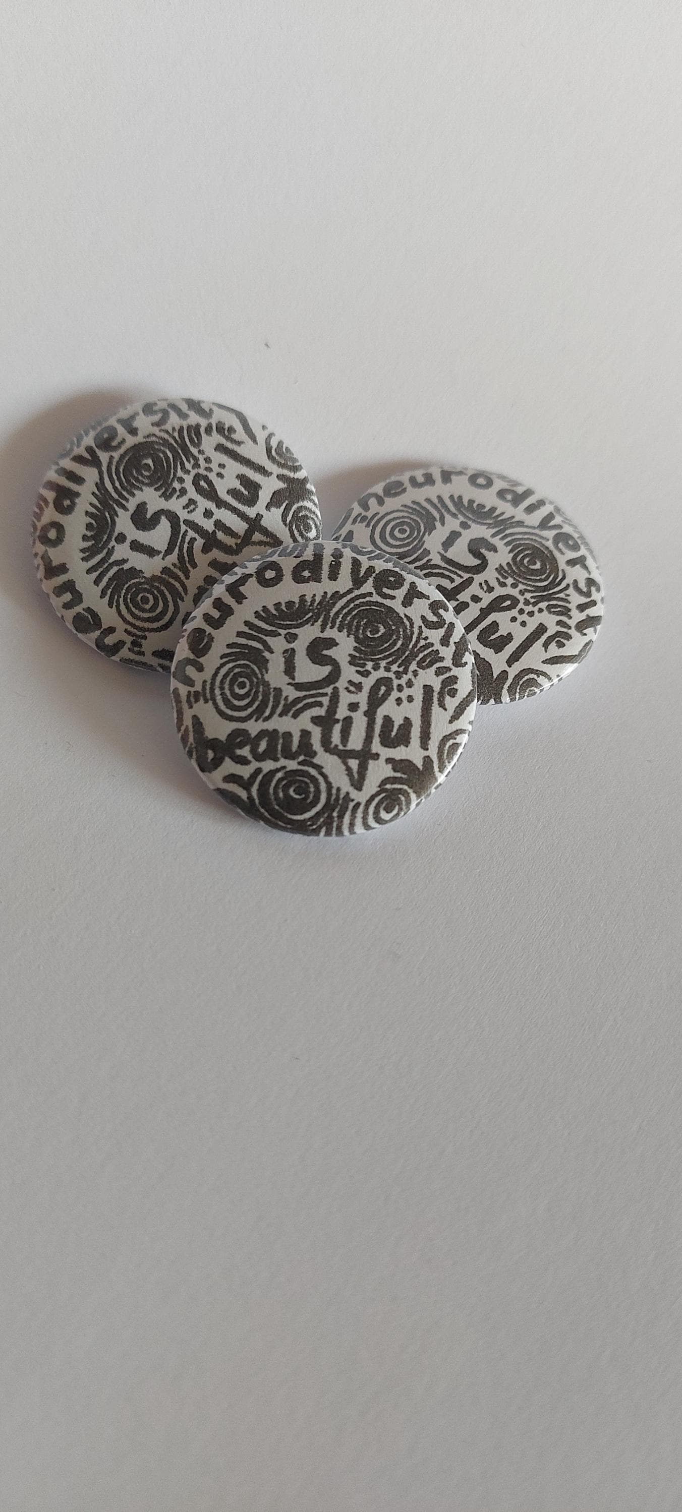 Neurodiversity is beautiful - pin badge button