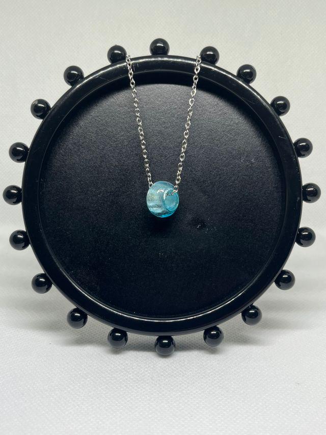 Blue Ring Necklace - Etsy