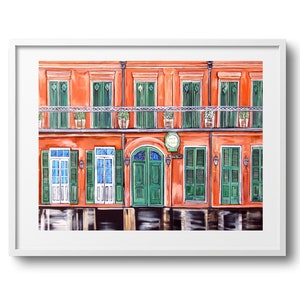 Pat O'Brien Fine Art Print, New Orleans Architecture Wall Art, Landmark Bar Art, Sizes Vary in Paper, Canvas, and Matte Wall Art