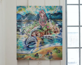 Mermaid | Canvas Gallery Wraps | Various Sizes