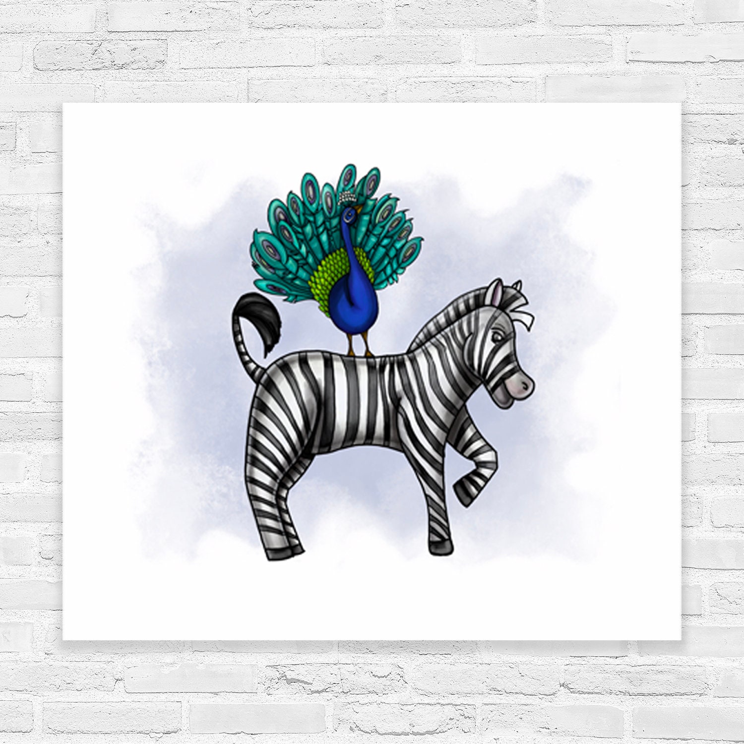peacock nursery theme