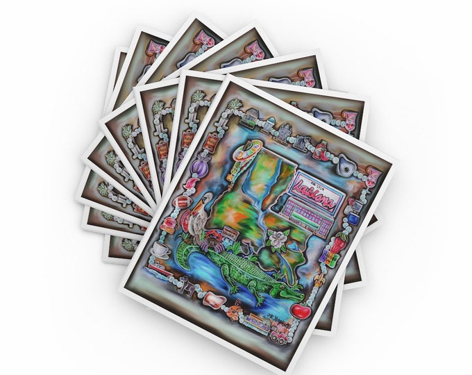 Louisiana State of Mine | Copy of Greeting cards (8 pcs)