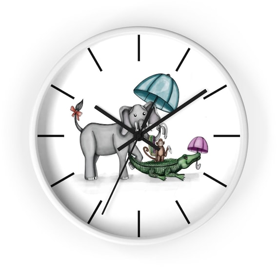 Safari Second Line | Wall Clock | Various Colors