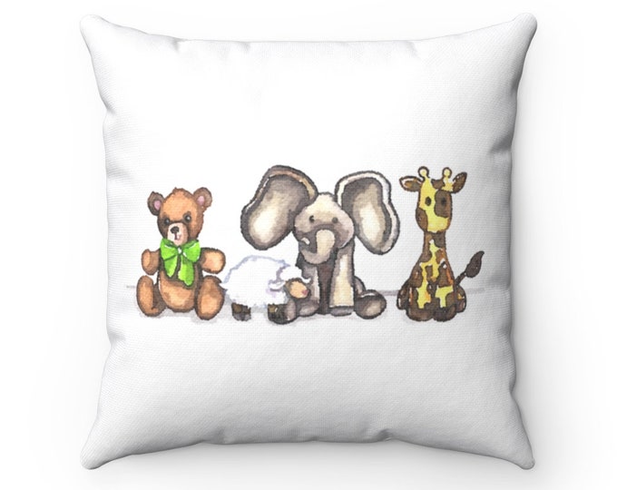 Best Friends | Spun Polyester Square Pillow | Various Sizes