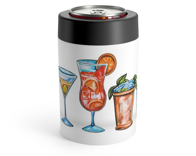 Cocktails | Sazerac, Martini, Hurricane, Mint Julep, Bloody Mary Can Holder