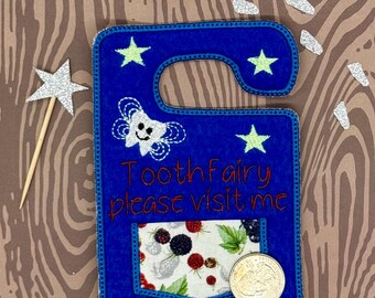 Tooth fairy door hanger