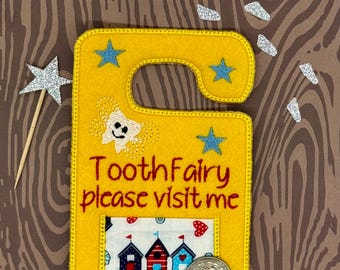 Tooth fairy door hanger